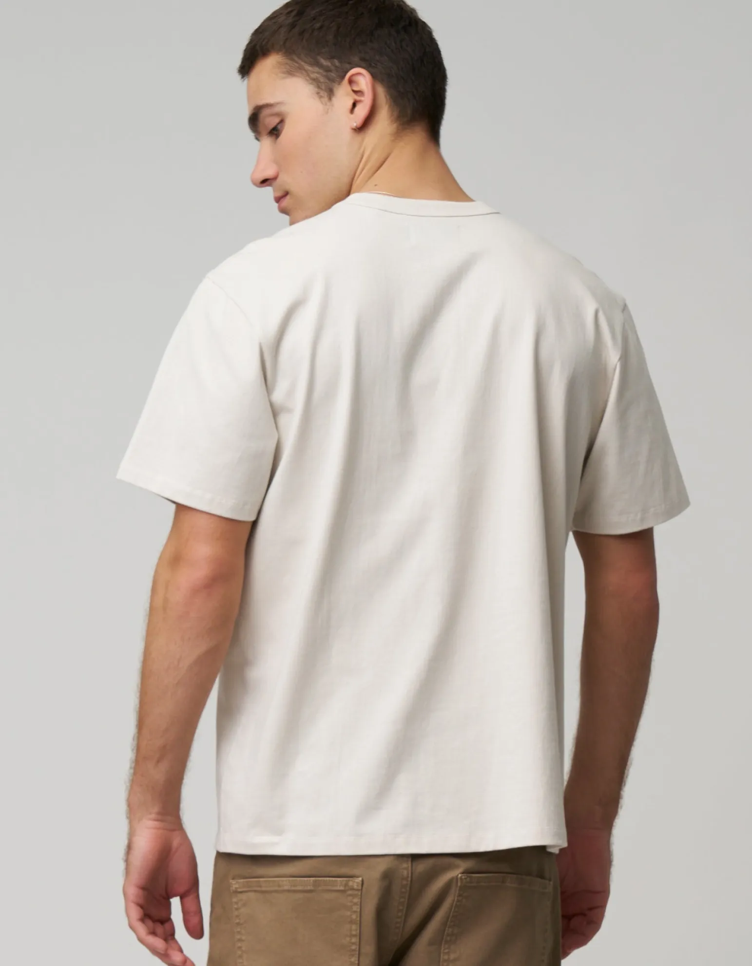 Perfect Relaxed Fit T Shirt in Solid Black