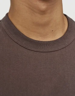 Perfect Relaxed Fit T Shirt in Burgundy