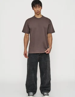 Perfect Relaxed Fit T Shirt in Burgundy