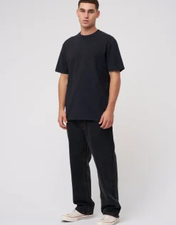 Perfect Relaxed Fit T Shirt in Burgundy