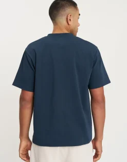 Perfect Signature Tee in Dark Cobalt