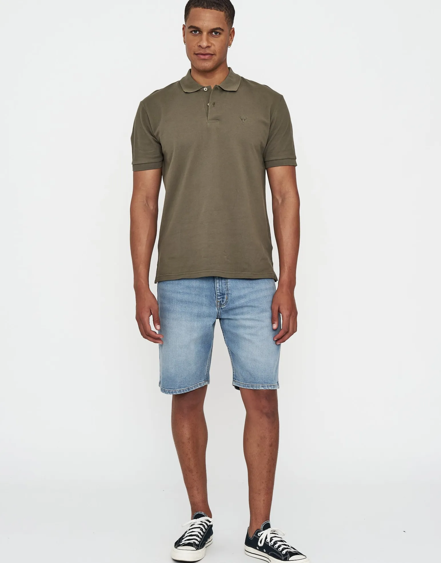 Pique Short Sleeve Polo in Kalamata Green