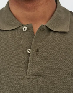 Pique Short Sleeve Polo in Midnight Blue