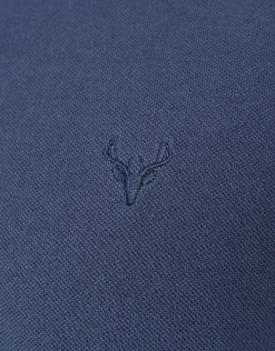 Pique Short Sleeve Polo in Pebble