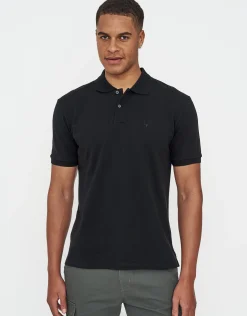 Pique Short Sleeve Polo in White