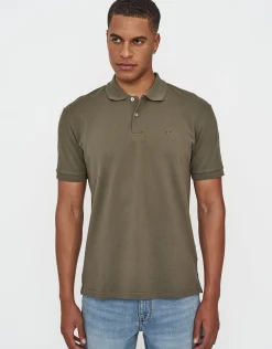Pique Short Sleeve Polo in White