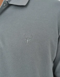 Pique Short Sleeve Polo in White