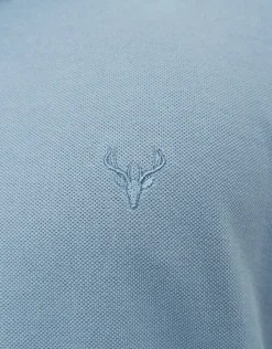 Pique Short Sleeve Polo in White
