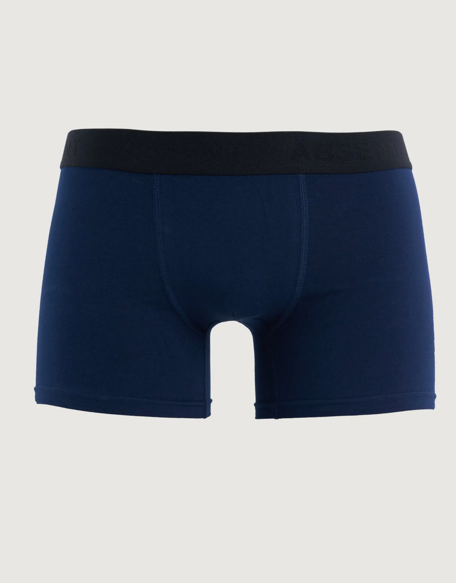 Plain Cotton Stretch Boxers in Navy