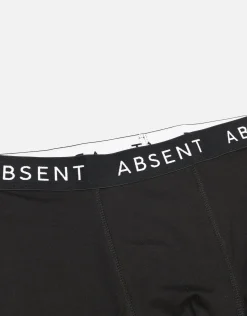 Plain Cotton Stretch Boxers in Black