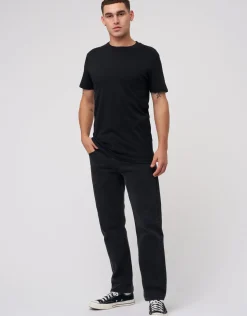 Plain Slim Fit T Shirt in Chocolate