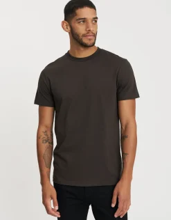Plain Slim Fit T Shirt in Majolica Blue