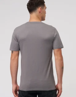 Plain Slim Fit T Shirt in Majolica Blue