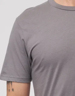 Plain Slim Fit T Shirt in Navy