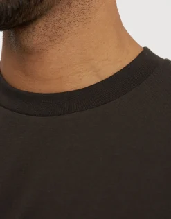 Plain Slim Fit T Shirt in Steel Grey