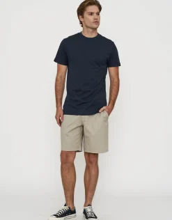 Plain Slim Fit T Shirt in Steel Grey
