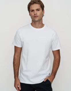 Plain Slim Fit T Shirt in Steel Grey
