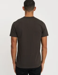 Plain Slim Fit T Shirt in Steel Grey