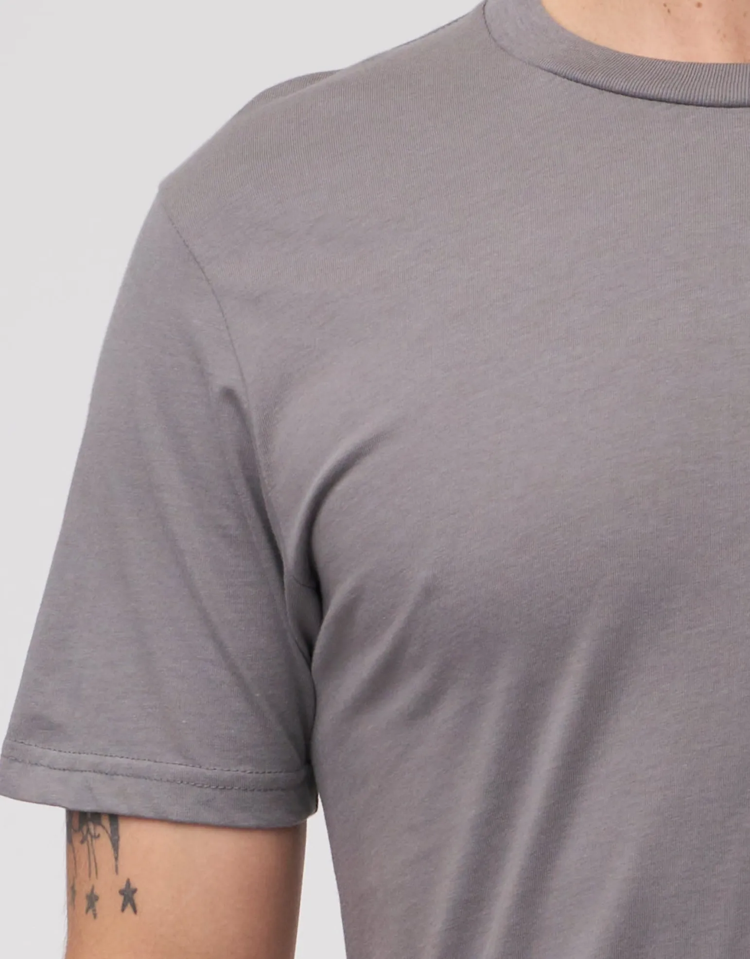Plain Slim Fit T Shirt in White