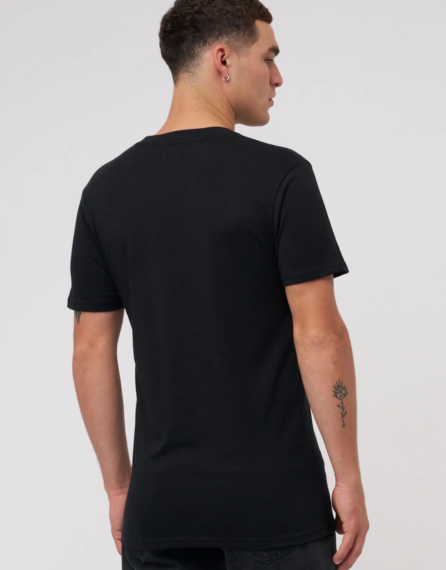Plain Slim Fit T Shirt in White