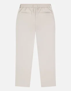Pleated Elastic Waist Pants in Black