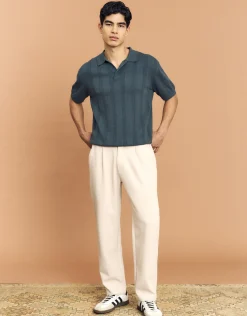 Pleated Elastic Waist Pants in Black