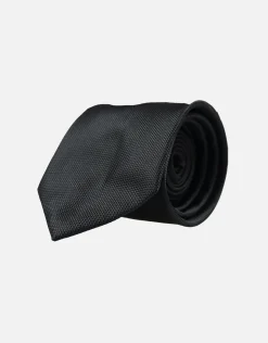 Prep Striped Slim Tie in Navy/brown
