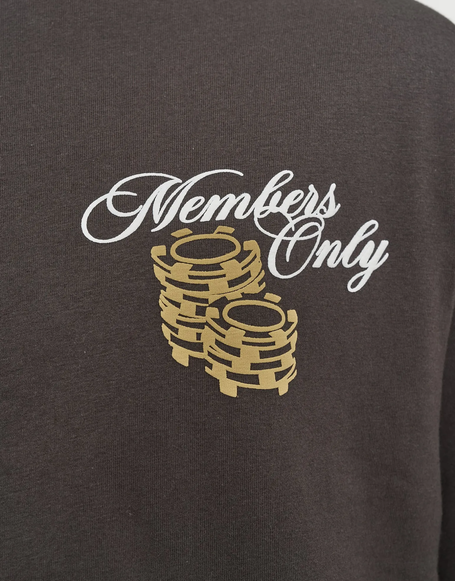 Raising Stakes Relaxed Fit T Shirt in Pewter Grey
