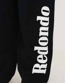 Redondo Supply Wide Leg Trackpants in Black
