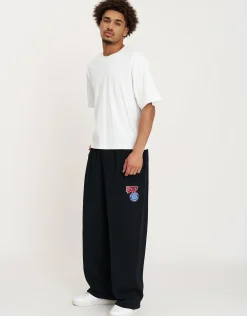 Redondo Supply Wide Leg Trackpants in Black