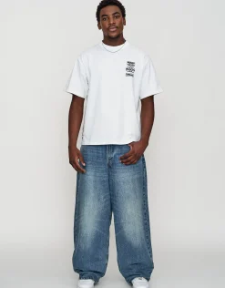 Redstar Car Relaxed Fit T Shirt in Blanc
