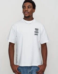 Redstar Car Relaxed Fit T Shirt in Blanc