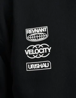Redstar Racer Oversized Hoodie in Black