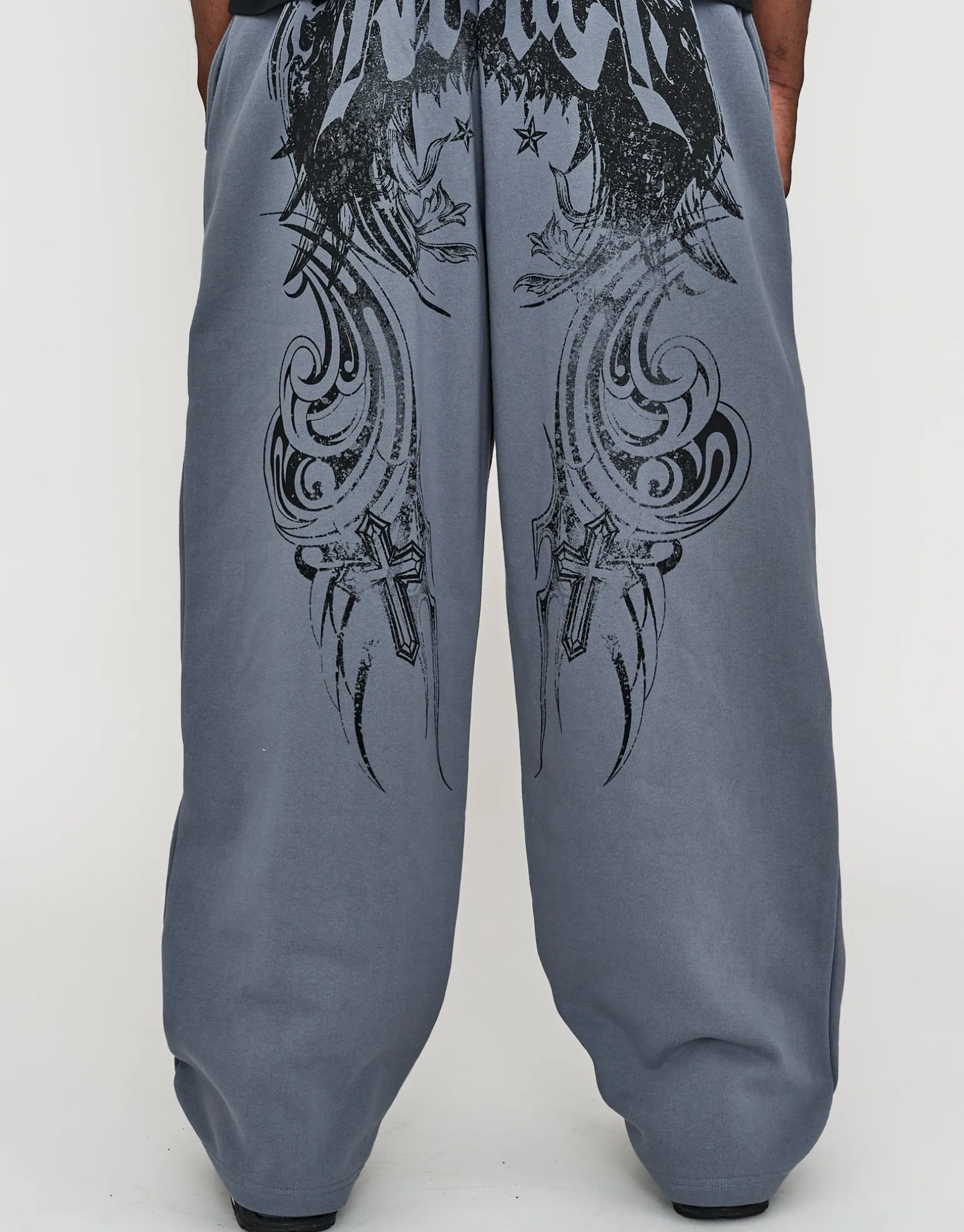 Redstar Wide Track Pants in Storm Grey