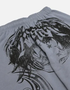 Redstar Wide Track Pants in Storm Grey