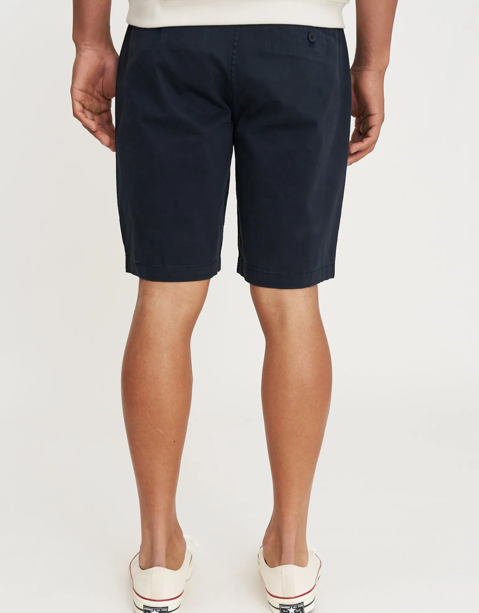 Regular Fit Stretch Chino Shorts in Stone