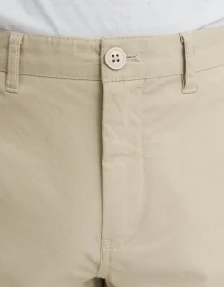 Regular Fit Stretch Chino Shorts in Stone