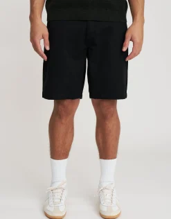Regular Fit Stretch Chino Shorts in Navy