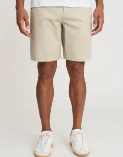 Regular Fit Stretch Chino Shorts in Navy