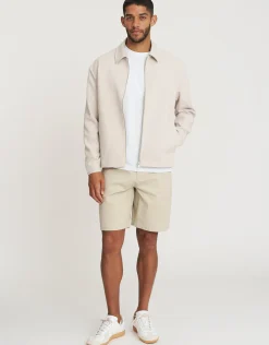 Regular Fit Stretch Chino Shorts in Navy
