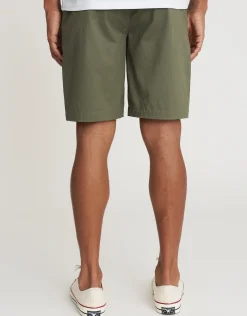 Regular Fit Stretch Chino Shorts in Black