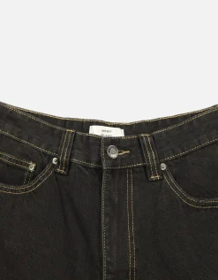 Relaxed Fit Cargo Jorts in Raw Shadow