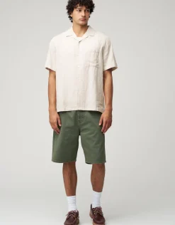 Relaxed Fit Denim Shorts in Lt Blue