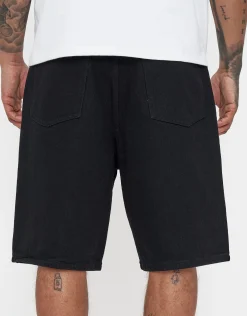 Relaxed Fit Denim Shorts in Vintage Mid Blue