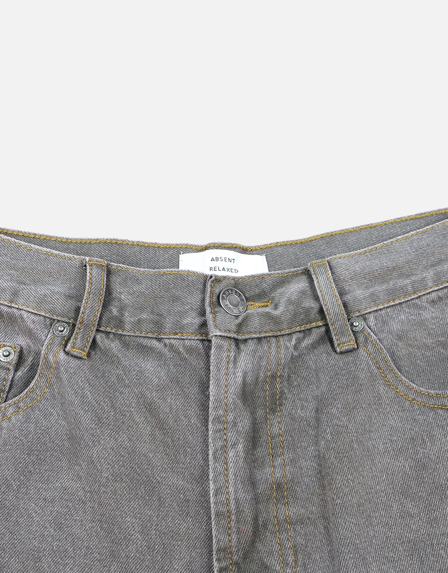 Relaxed Fit Denim Shorts in Washed Black