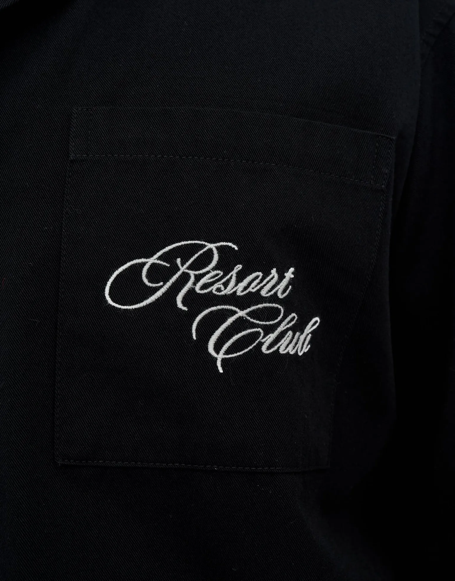 Resort Club Short Sleeve Shirt in Black