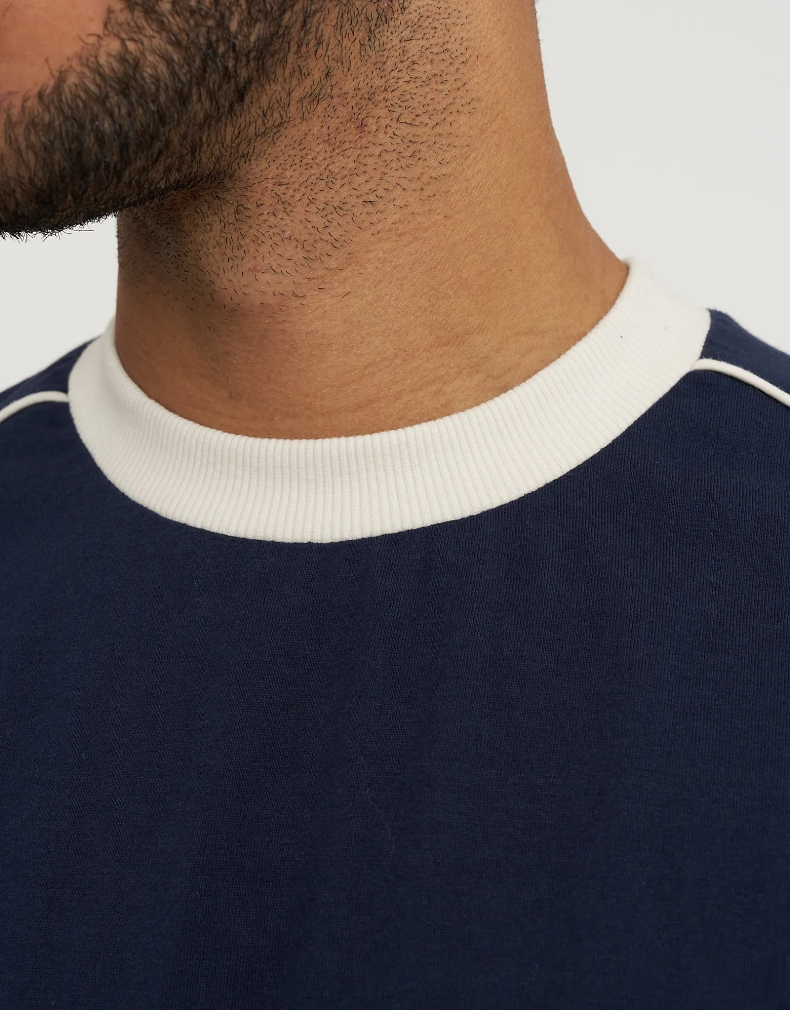 Retro France Football T Shirt in Blanc
