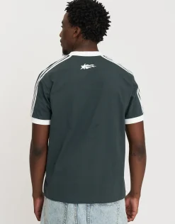 Retro France Football T Shirt in Blanc