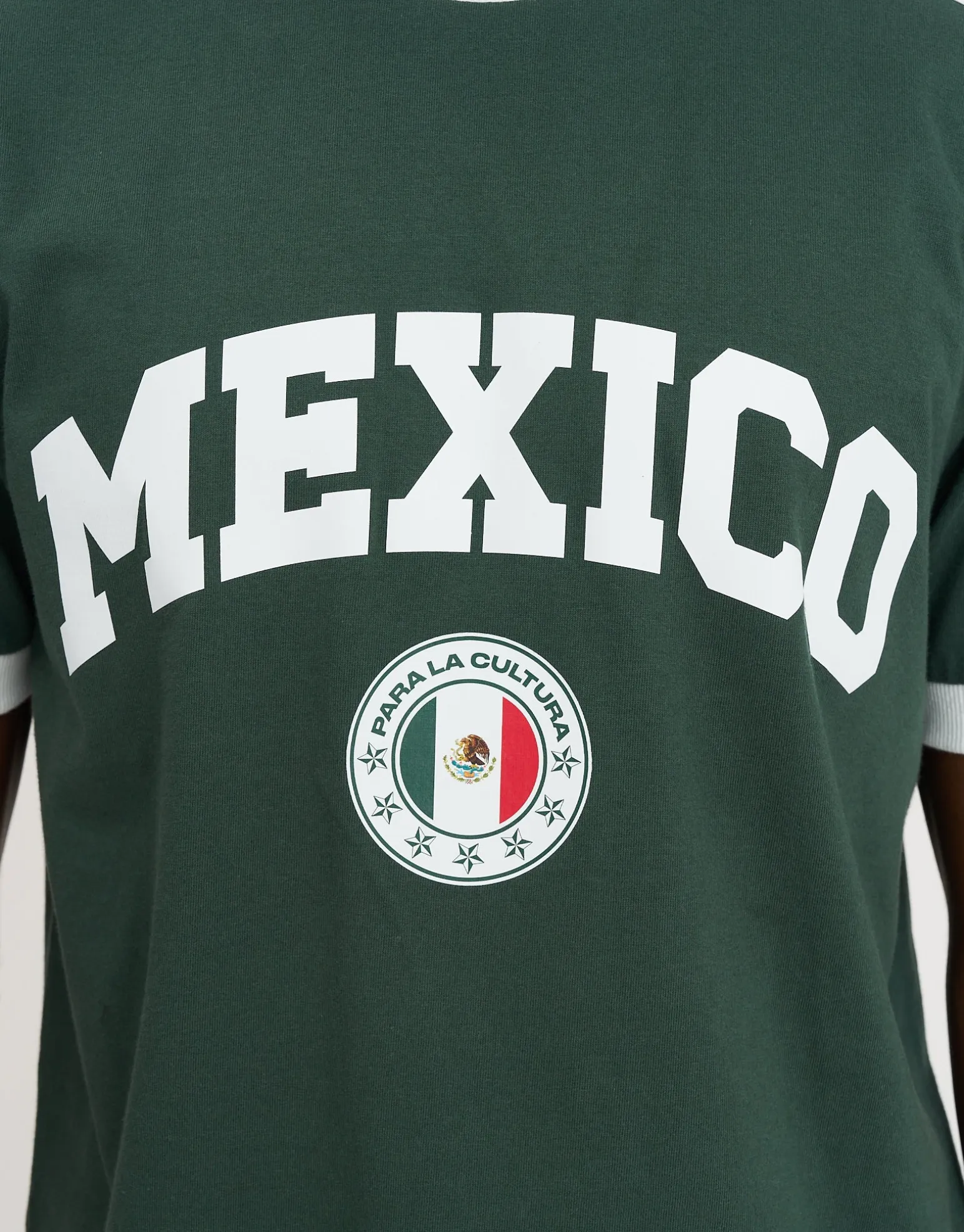 Retro Ringer España Football T Shirt in Lava