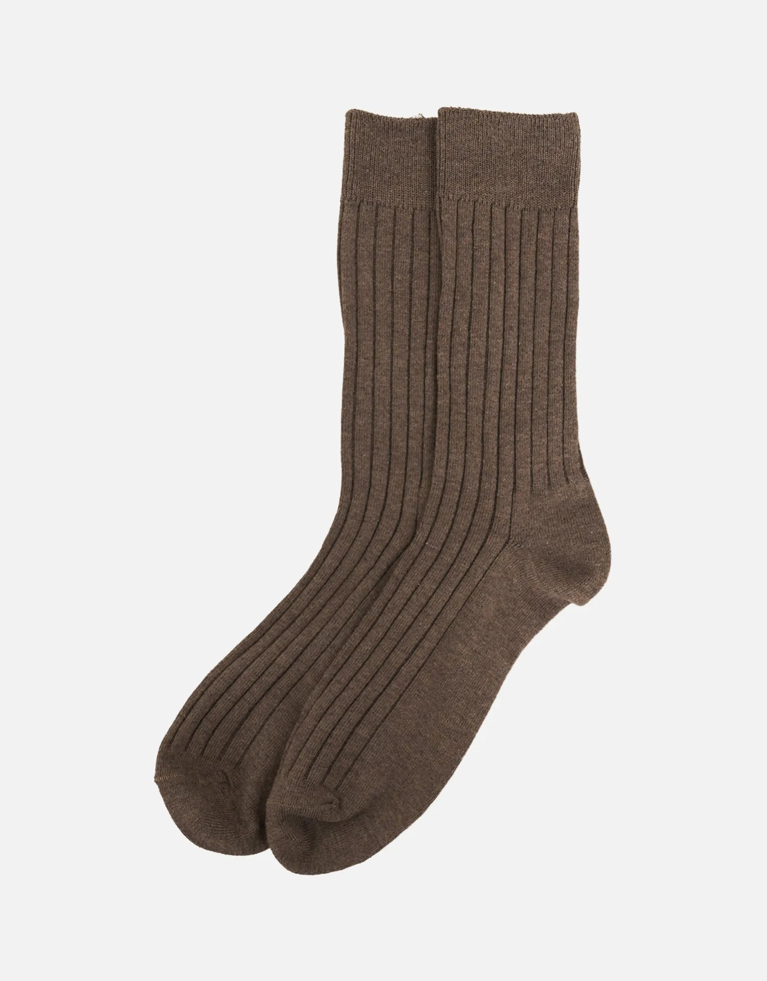 Ribbed Dress Sock in Black